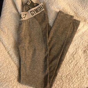 XS Gymshark Khaki Flex Leggings